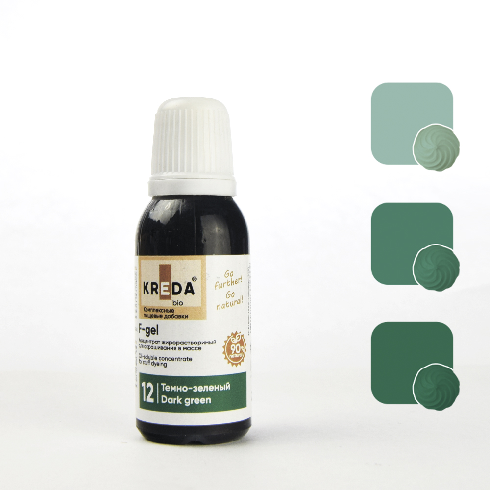 Краситель жирорастворимый 20мл темно-зеленый