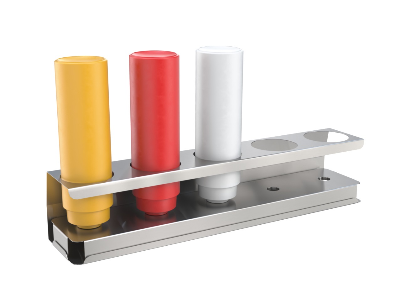 Подставка для соусов 5 ячеек 489х102х101мм