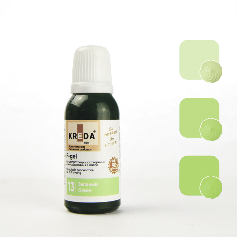 Краситель жирорастворимый 20мл зеленый