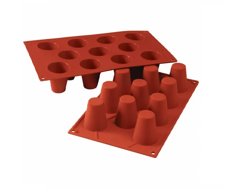 Форма силиконовая "Ром-баба" средняя (11шт. 50мл) 295х175х50мм