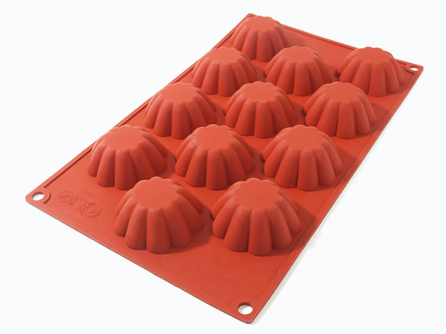Форма силиконовая Кексы (12шт. 55мм h22мм) 298х175х30мм