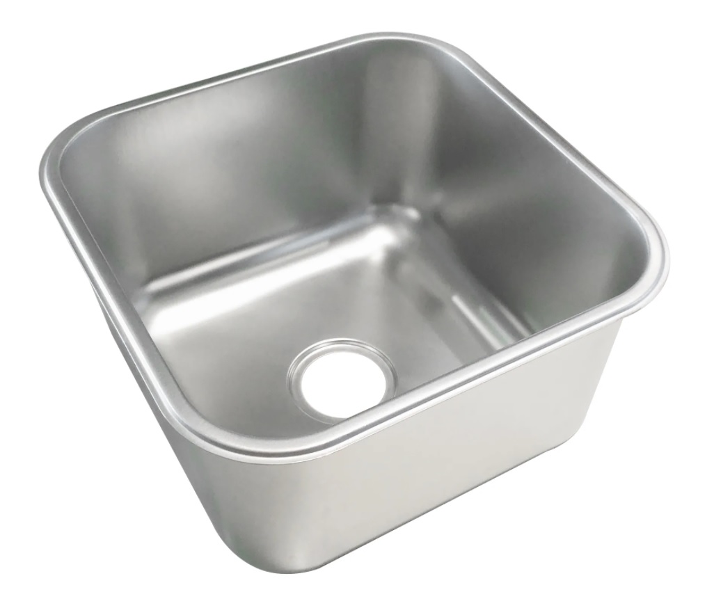 Ванна моечная встаиваемая 400х400х250мм толщина 1 мм под евросифон