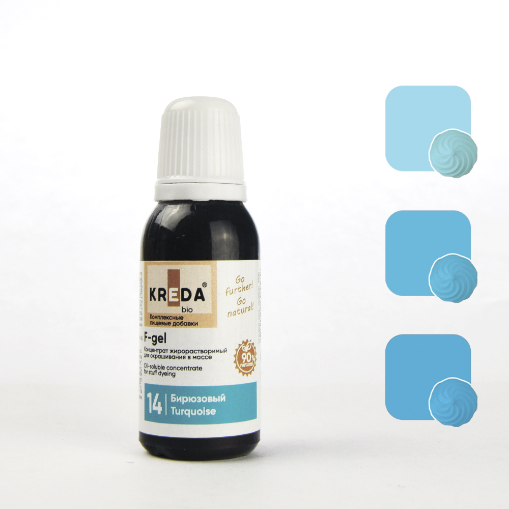 Краситель жирорастворимый 20мл бирюзовый