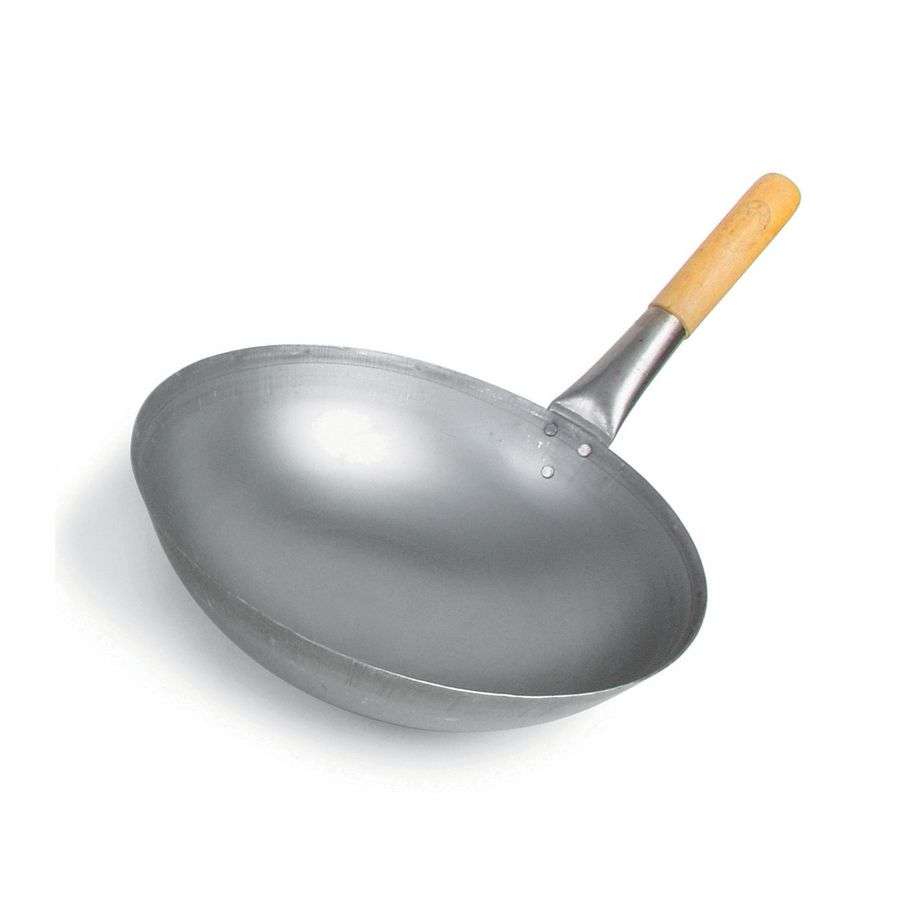 Сковорода-ВОК d350мм h100мм углеродистая сталь