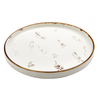 Тарелка мелкая с бортом d190мм Elegance By Bone HL-EL-19-RD