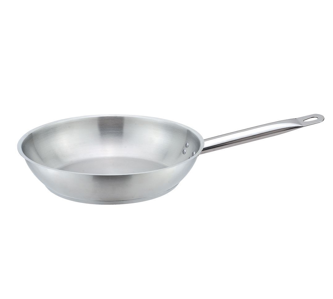 Сковорода н/ж d220мм h45мм, индукция