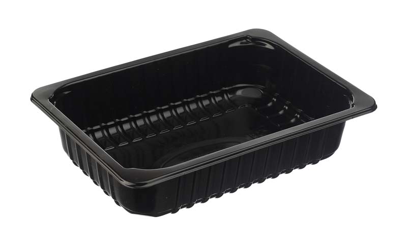 Контейнер под запайку пленкой черный 210х148х40мм
