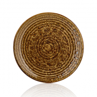 Блюдце d120мм Cowry Yellow By Bone CW-YL-ZT-01-KT