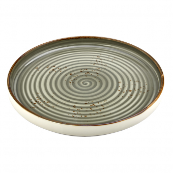 Тарелка мелкая с бортом d270мм Supreme By Bone HL-SP-27-RD