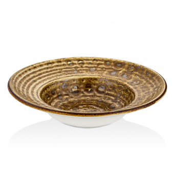 Тарелка глубокая d250мм 400мл Cowry Yellow By Bone CW-YL-ZT-25-CK