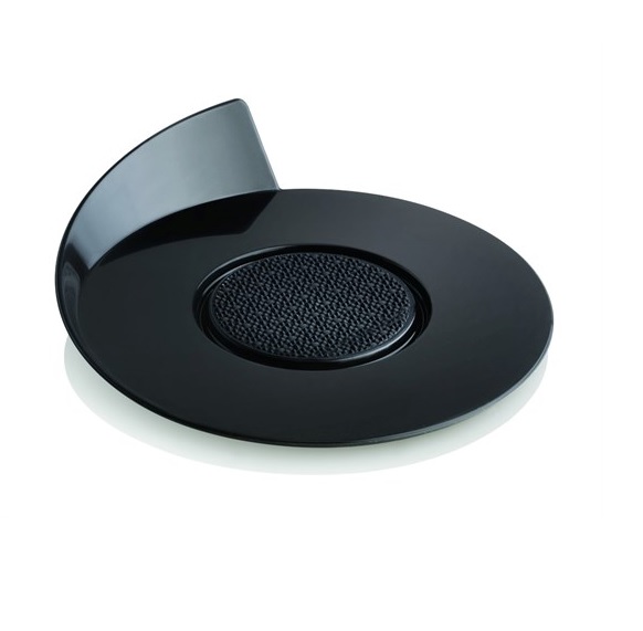 Поднос фуршетный d86мм пластик черный