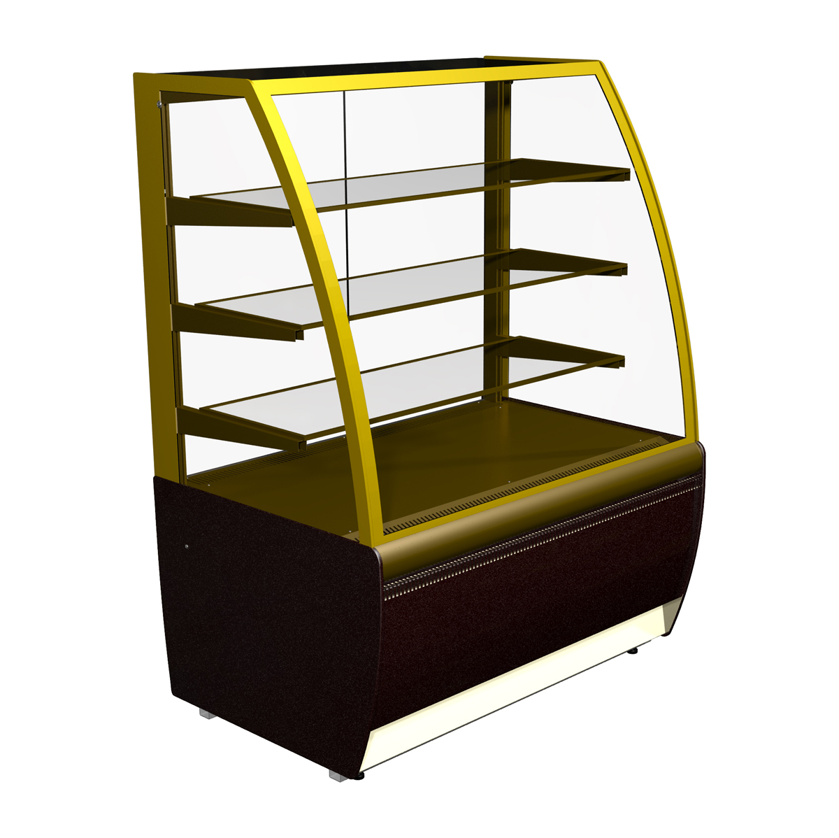 Витрина кондитерская золотая Carboma ВХСв - 0,9д Люкс техно