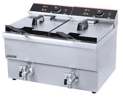 Электрофритюрница с краном Airhot EF10T+10T