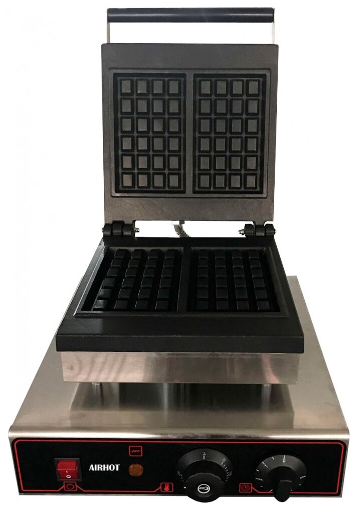 Вафельница для прямоугольных бельгийских вафель Airhot WE-2B