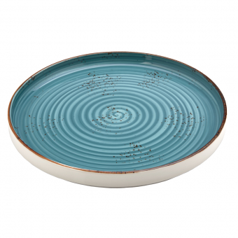 Тарелка мелкая с бортом d270мм Infinity By Bone