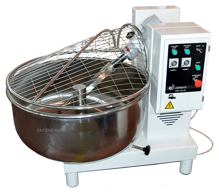 Тестомес вилочный 125л Dirmak PET 125