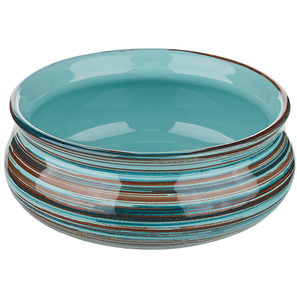 Тарелка глубокая «Скифская» 500мл «Скандинавия» голуб. керамика СНД0001109