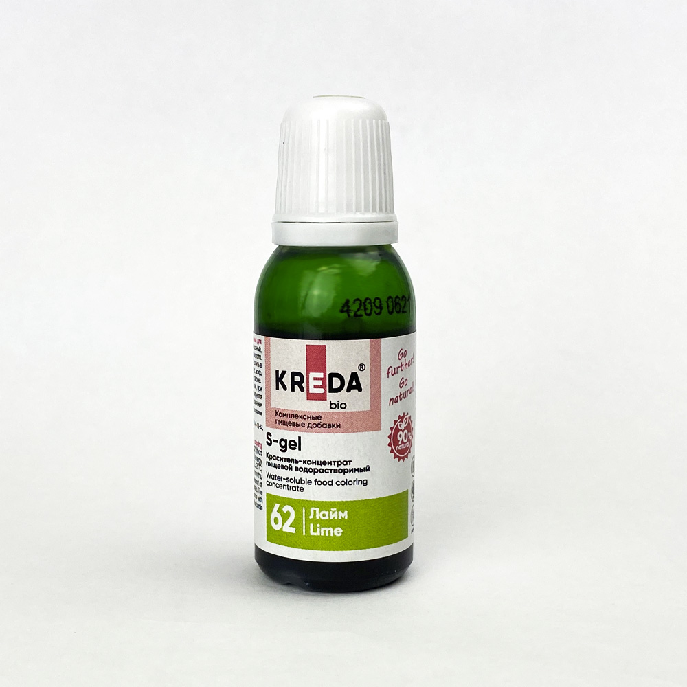 Краситель универсальный 20мл S-gel зеленый