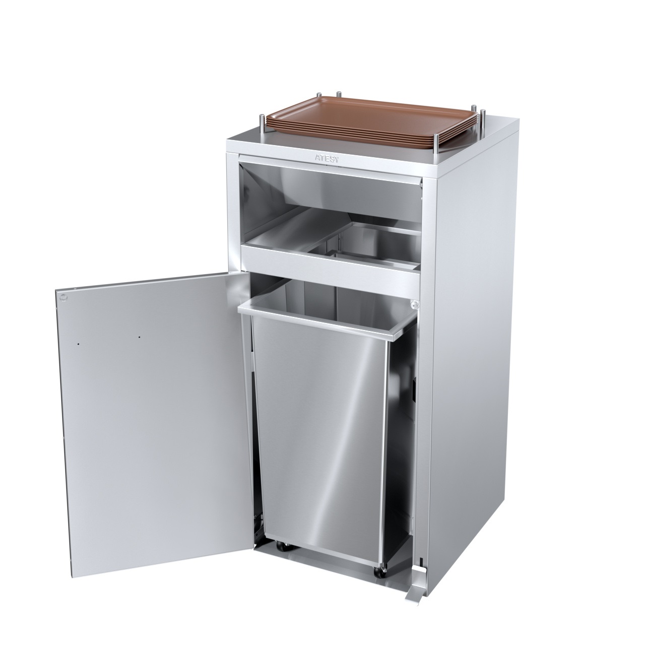 Станция для сбора отходов 600х500х1250мм