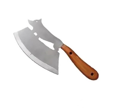 Нож (секач) бытовой "Лисичка" 287мм с деревянной ручкой