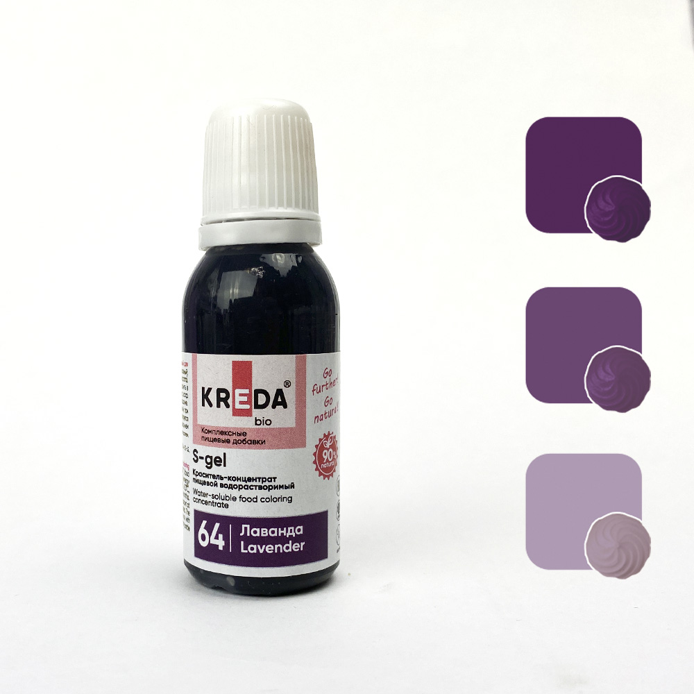 Краситель универсальный 20мл S-gel лавандовый