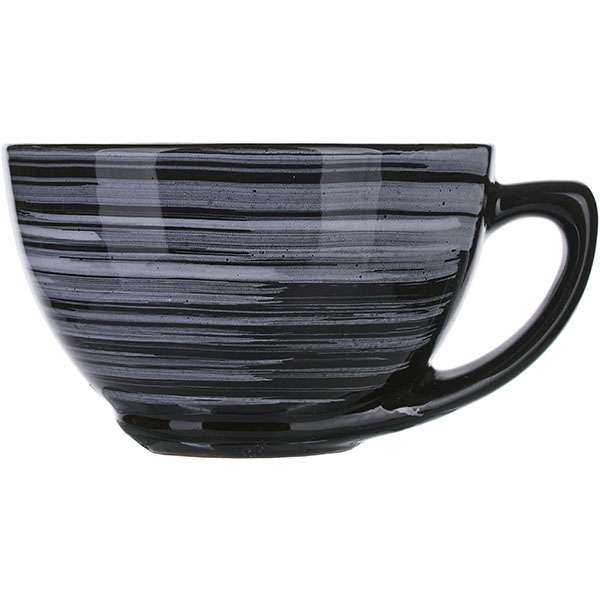 Чашка чайная 250мл «Маренго» черная керамика МАР00011604