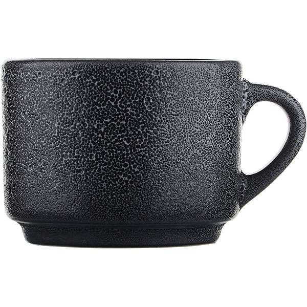 Чашка чайная «Млечный путь» 200мл фарфор черная ФРФ88800253