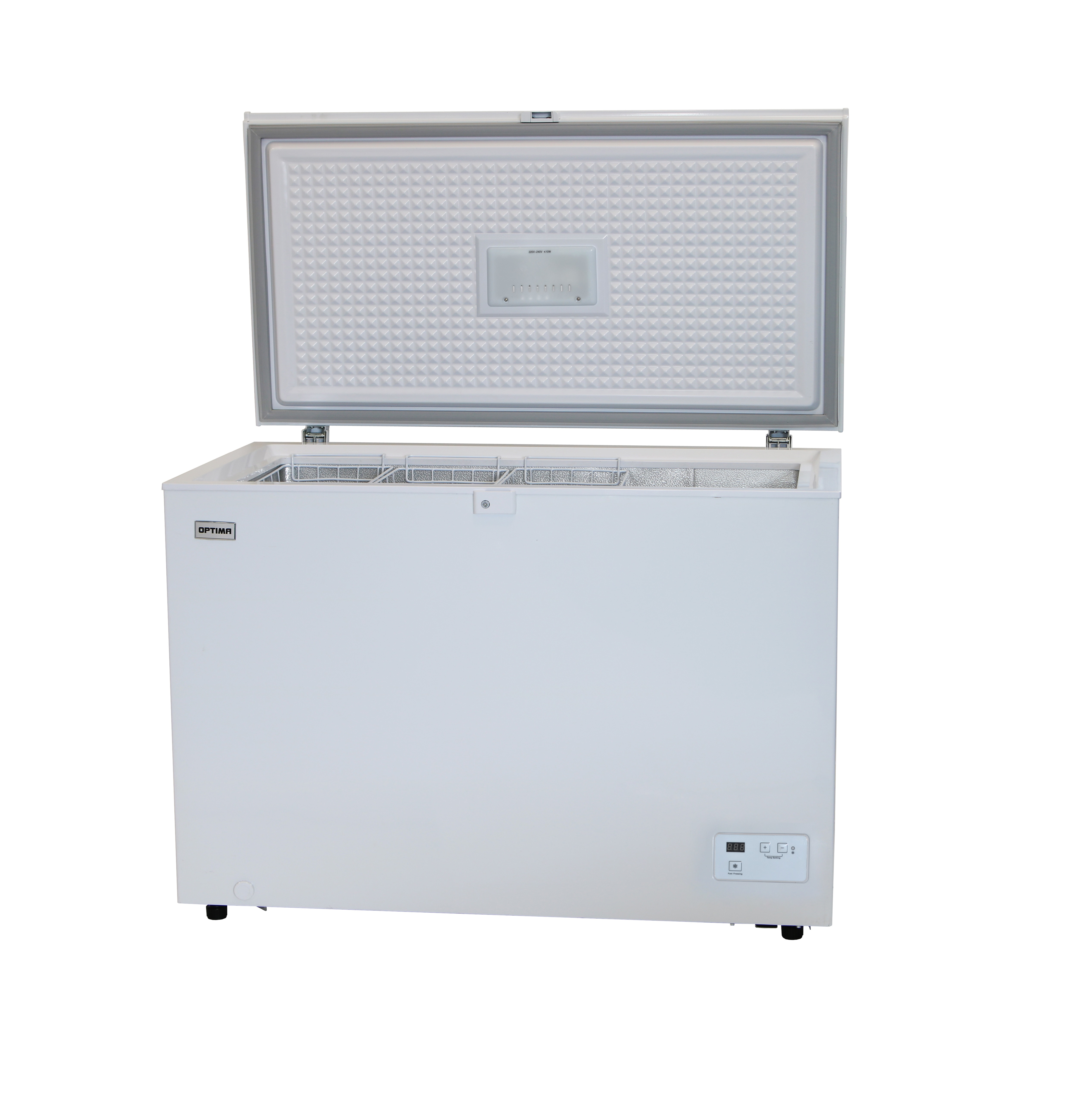 Ларь морозильный 310л 3 корзины с глухой крышкой WILLMARK CF-390IW инверторный