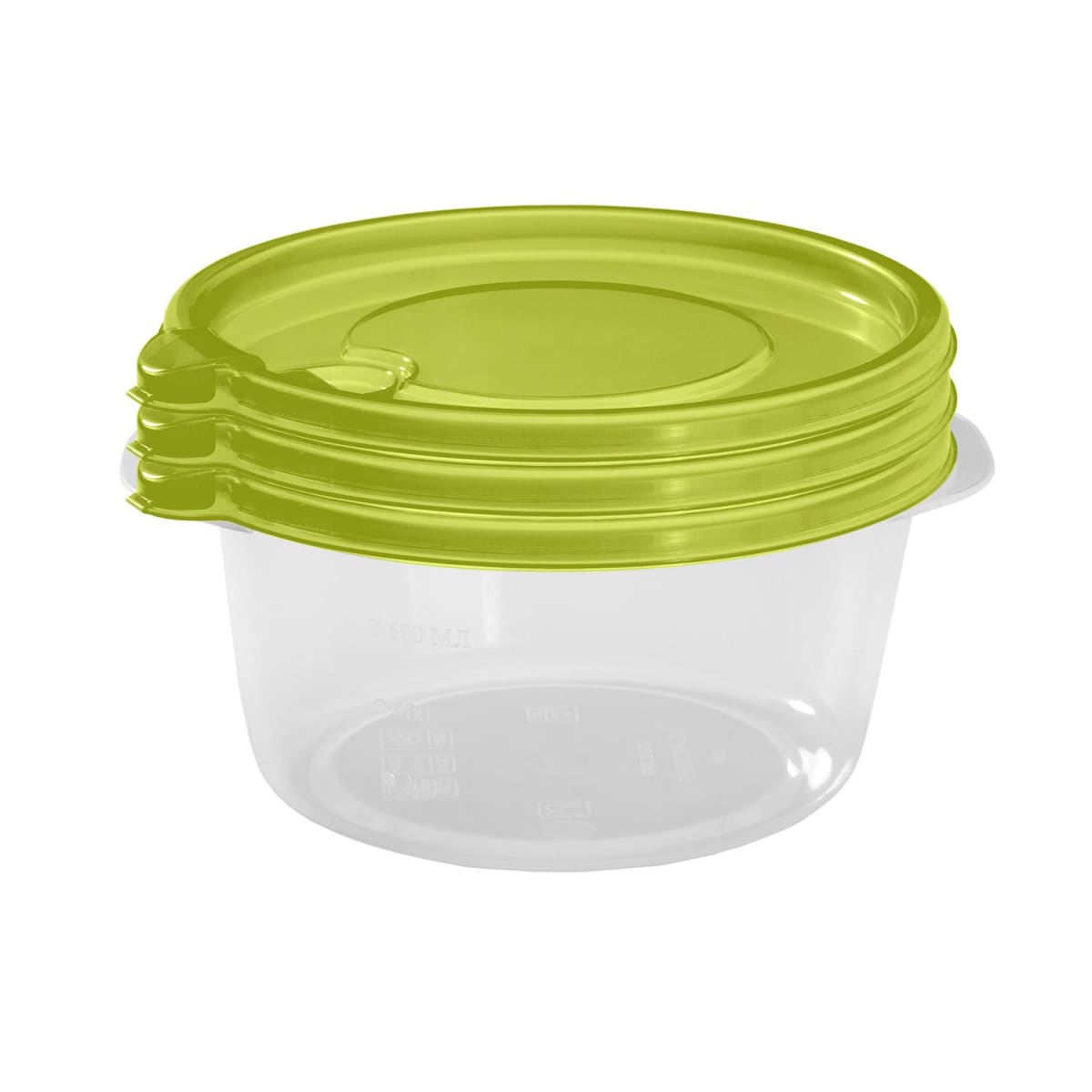 Комплект контейнеров с клапаном 0,44л (3 шт)