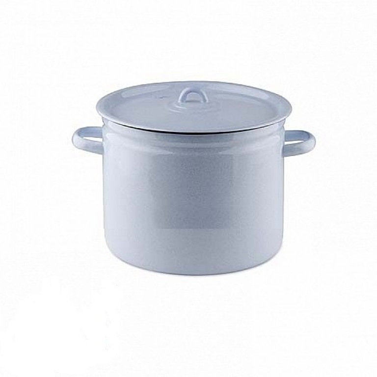 Кастрюля эмалированная 11,5л с крышкой