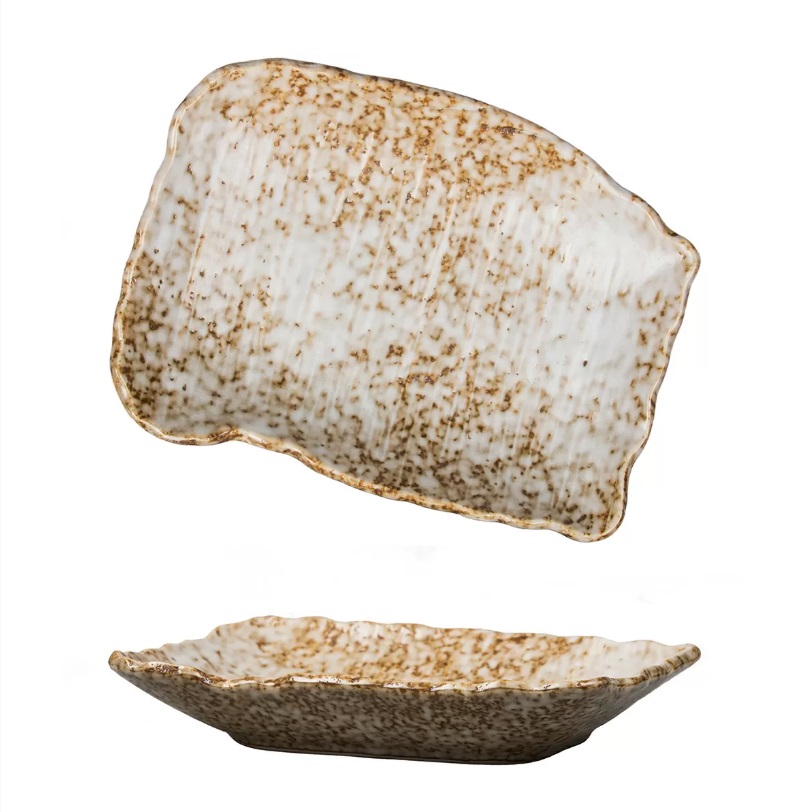 Блюдо 200х185мм h48мм "Brown Spider Silk" / "Stockholm"