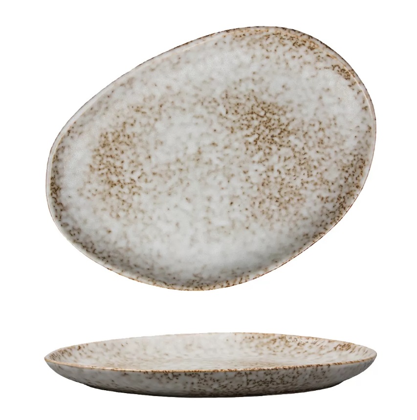 Блюдо 330х245мм "Brown Spider Silk"/Stockholm