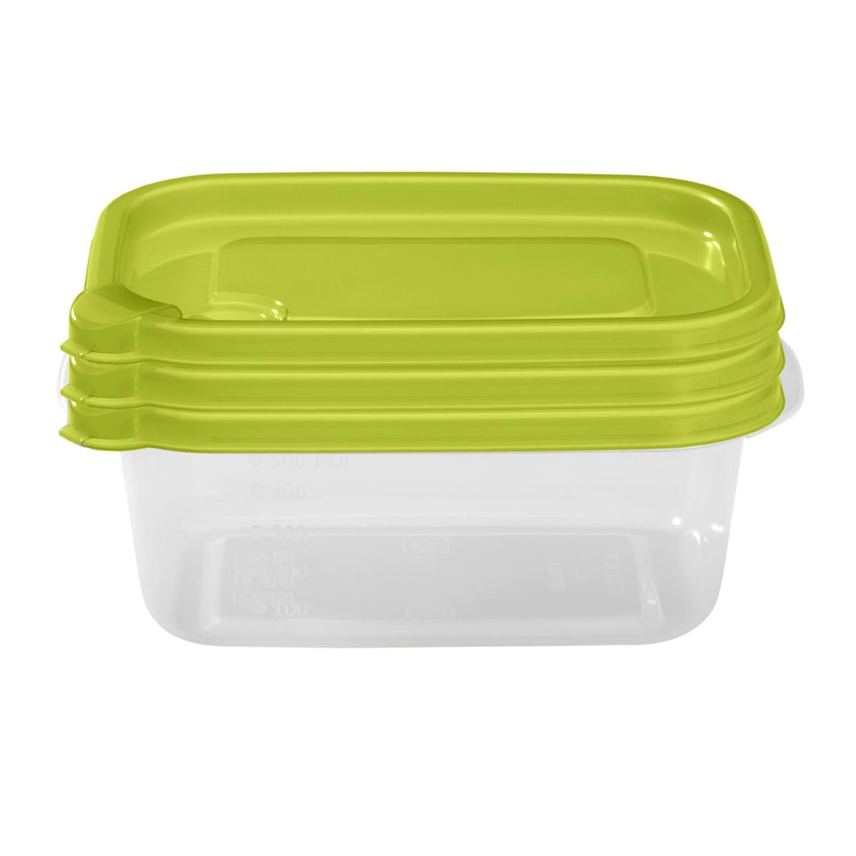 Комплект контейнеров с клапаном 0,6л (3 шт)