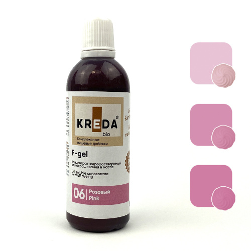 Краситель пищевой 80мл розовый