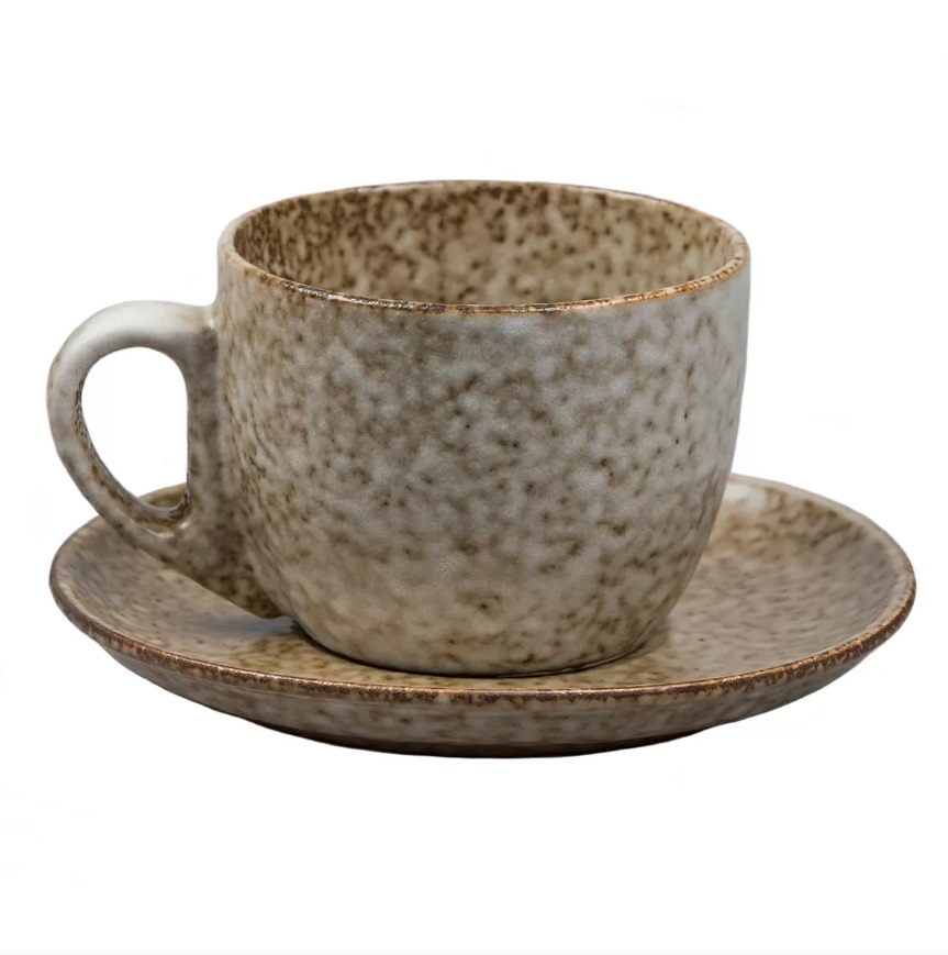 Чайная пара 330мл "Brown Spider Silk"/Stockholm