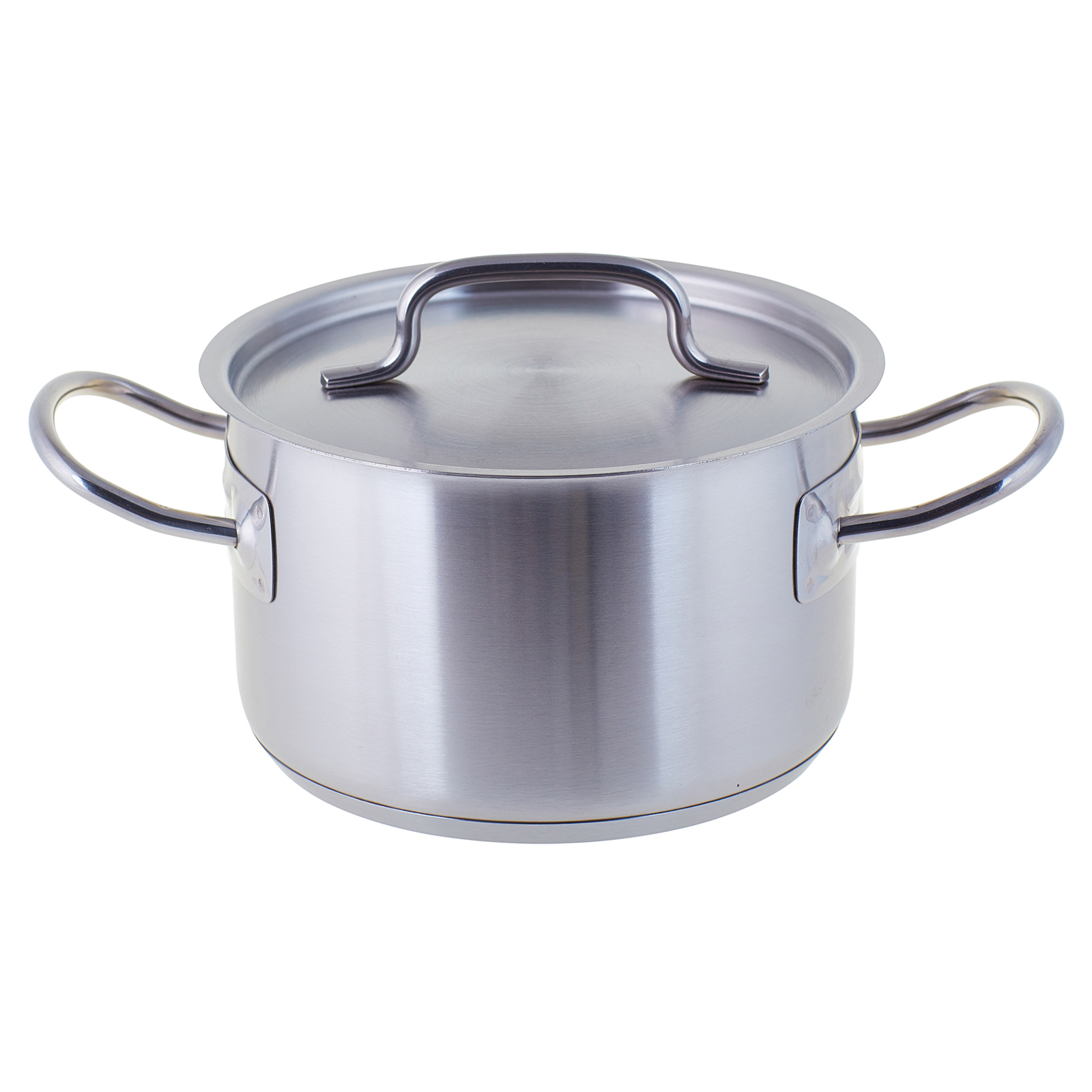 Кастрюля нержавеющая сталь 3л с крышкой d180 h120мм индукция