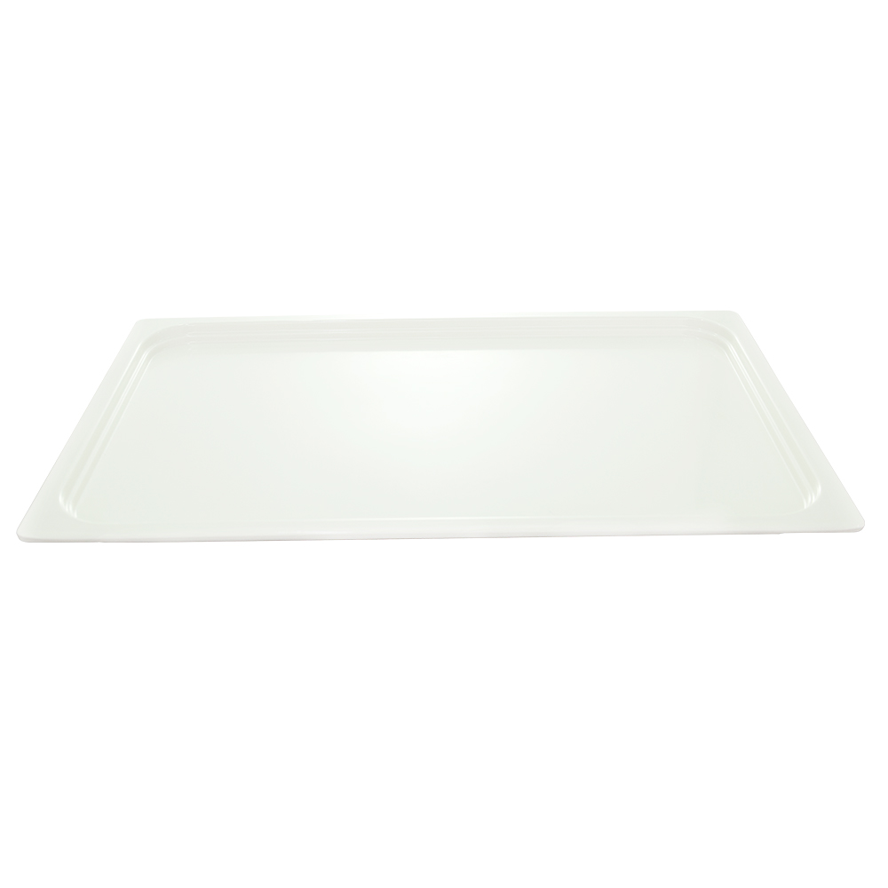 Блюдо меламиновое белое гастроемкость 1/1 53х32х2см