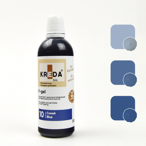 Краситель пищевой 80мл синий