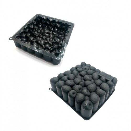 Форма силиконовая Клубничный торт 185х185х55мм