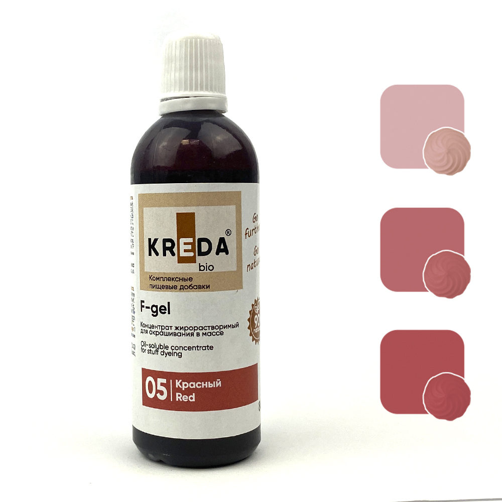 Краситель пищевой 80мл красный