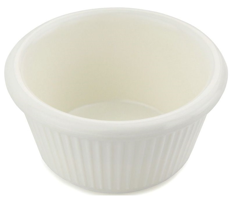 Соусник 100мл белый пластик