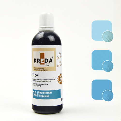 Краситель пищевой 80мл бирюзовый