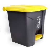 Бак мусорный контейнер педалью 30л