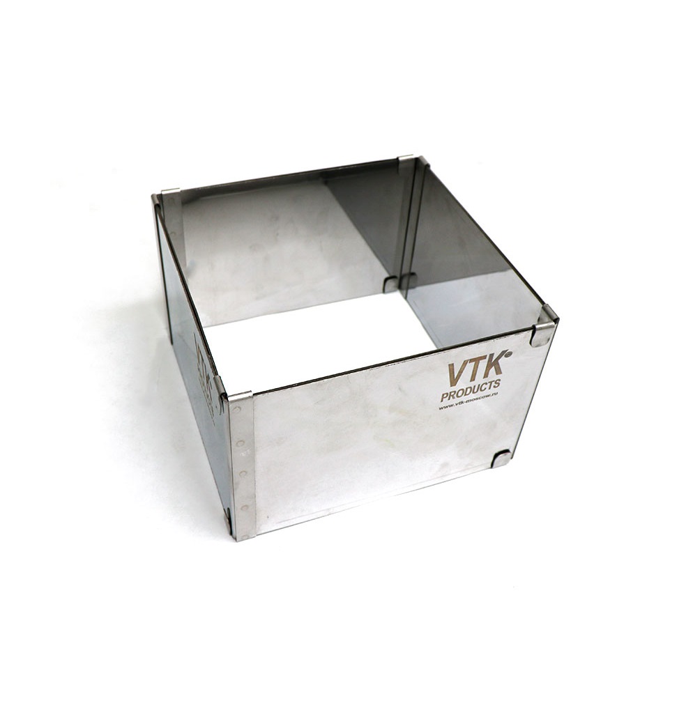 Форма резак вырубка квдарат раздвижная 150х280мм h60мм