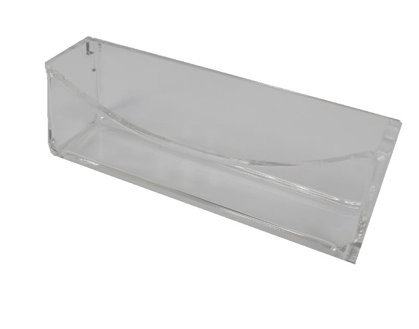 Визитница 100х36 прозрачная