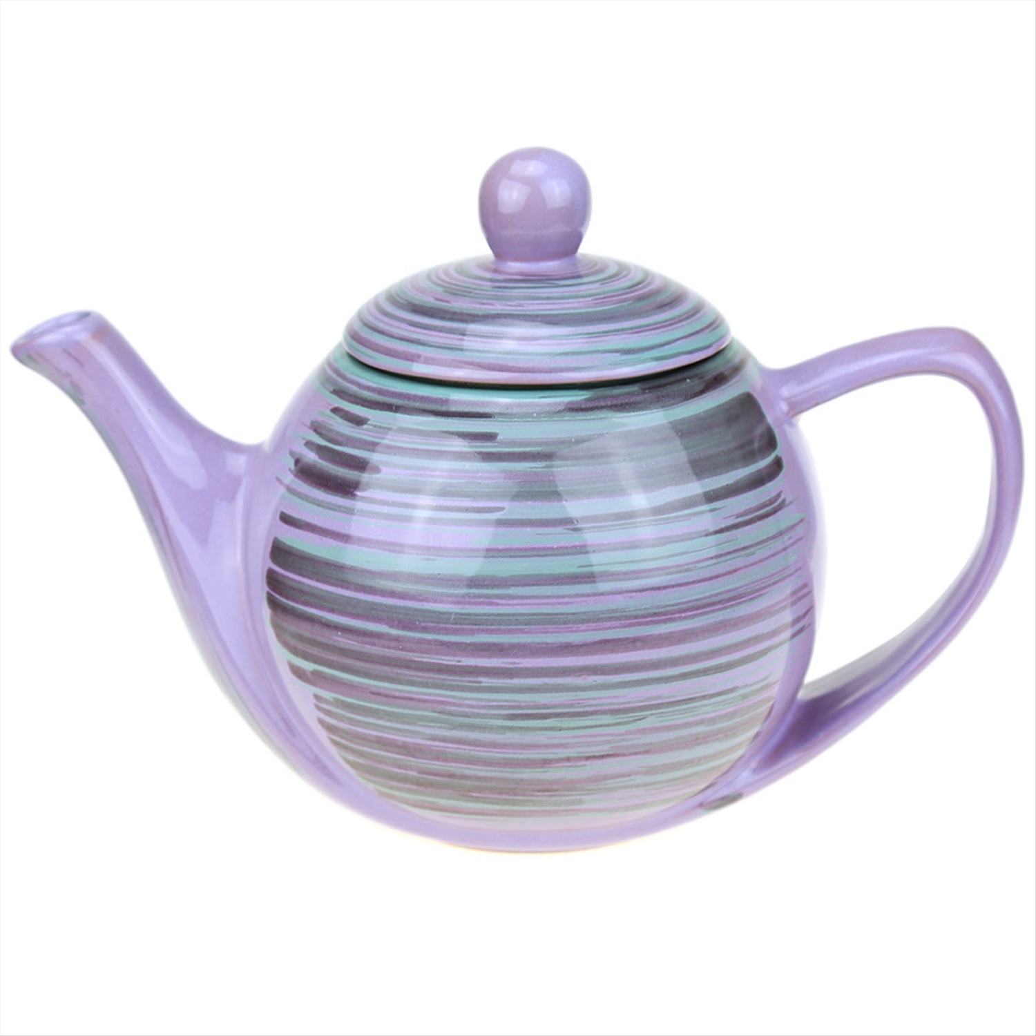 Чайник Элегант 1200мл Лаванда керамика ЛАВ00014328