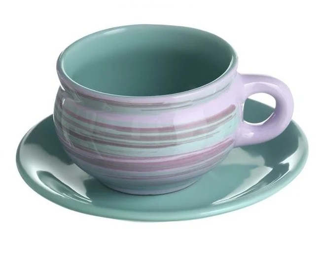 Чайная пара 250мл Лаванда керамика