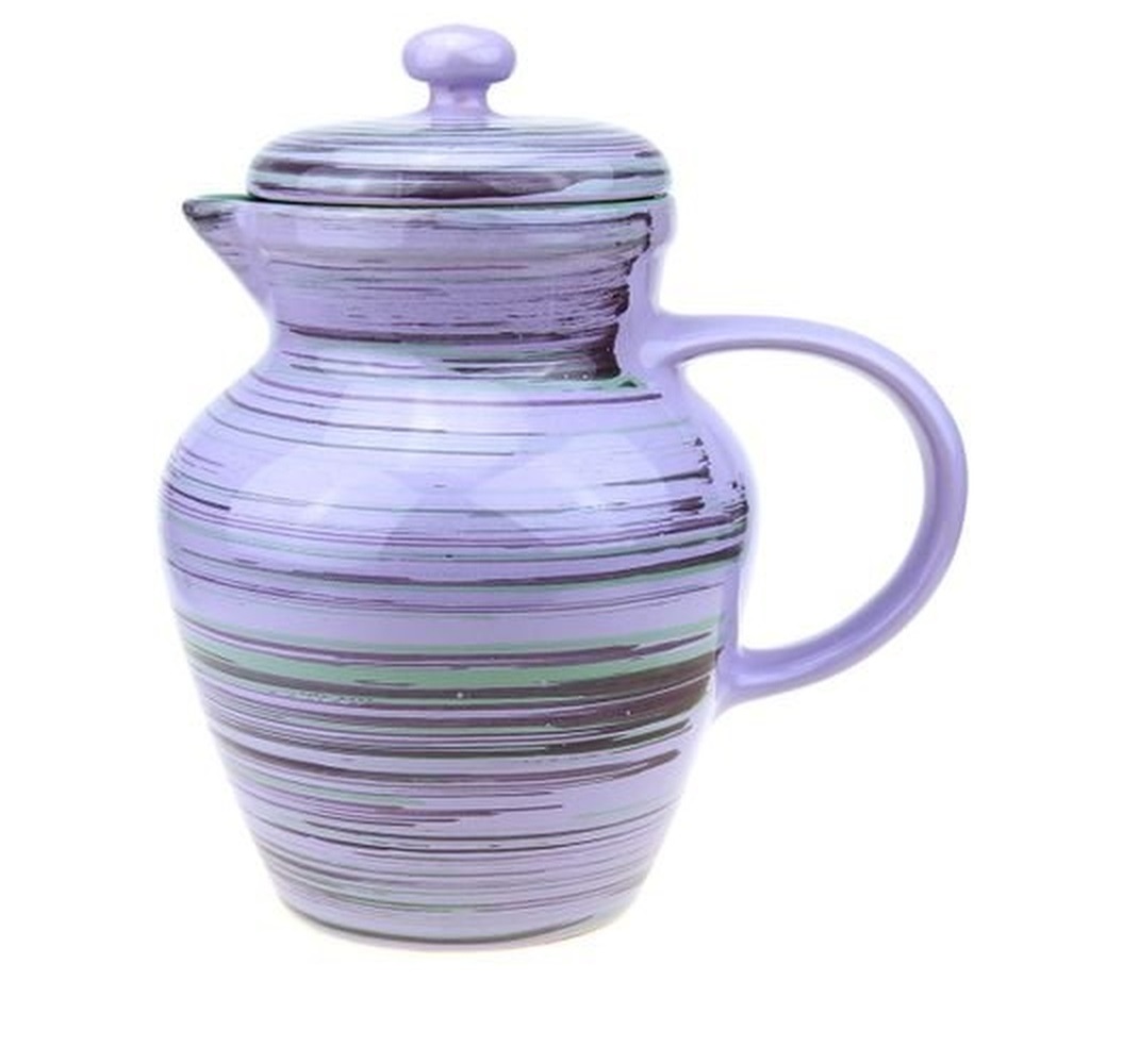 Кувшин для воды 1700мл Лаванда керамика