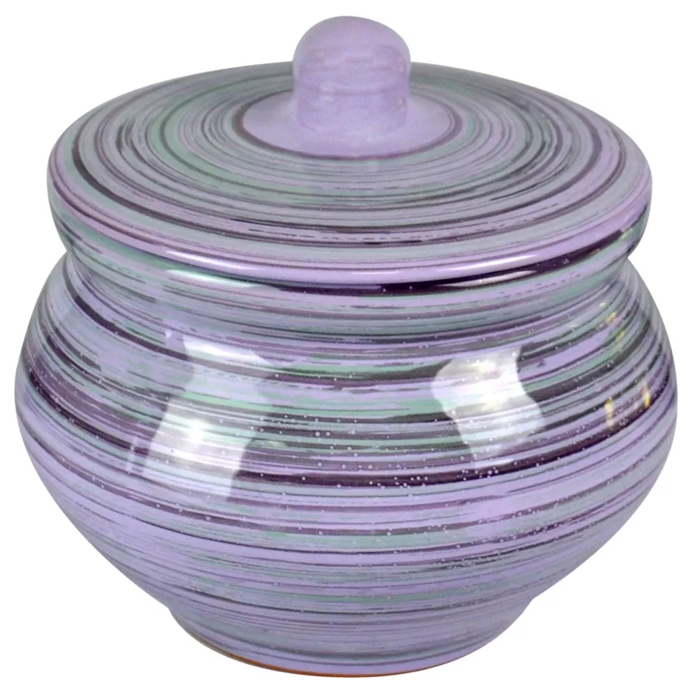 Емкость для запекания 1300мл №10 Лаванда керамика