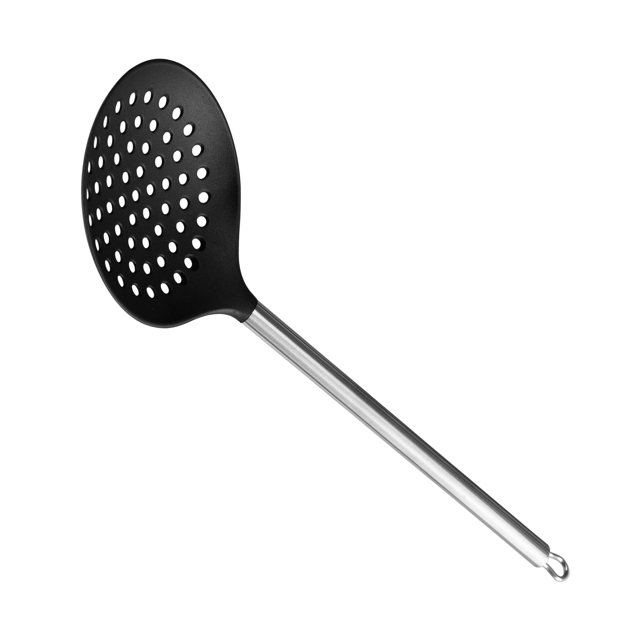 Шумовка 335мм пластик, ручка н/ж сталь